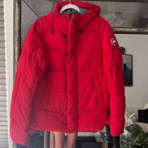 Canada Goose Armstrong Packable Puffer Coat in Red